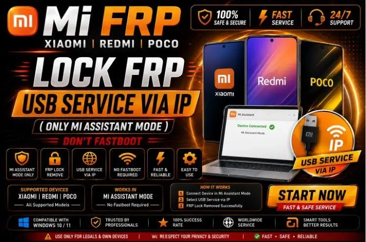 Xiaomi /Mi / Poco FRP - Mi Assistant | Sideload Mode Only